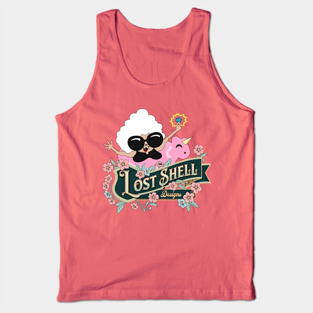 Lost Shell Designs Badge Tank Top by LostShell